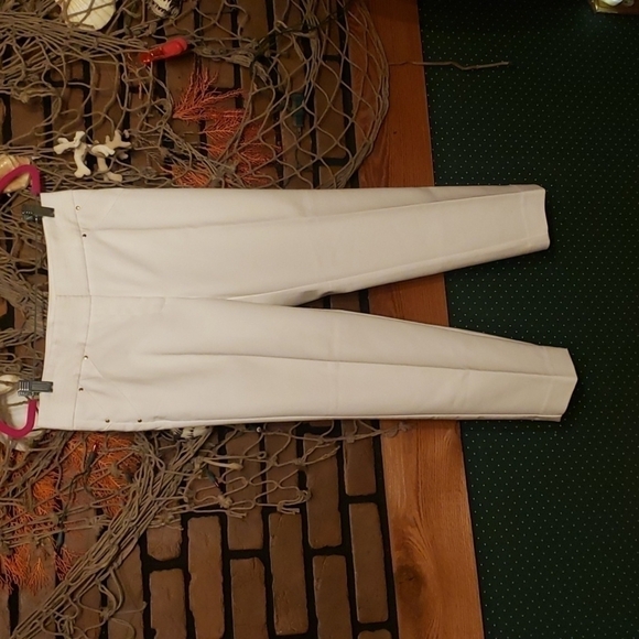 𝅺cache white pants size 6 - Picture 1 of 8
